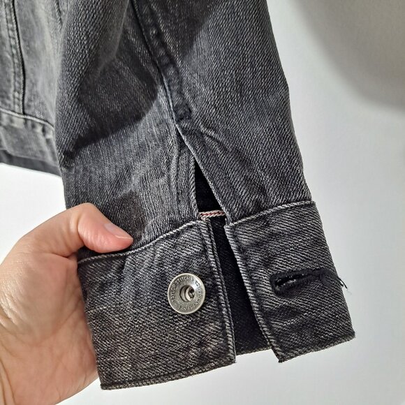 Taylor Stitch Dispatch Jacket Organic Cotton Black Denim  40 M Fits L+ - Picture 12 of 16